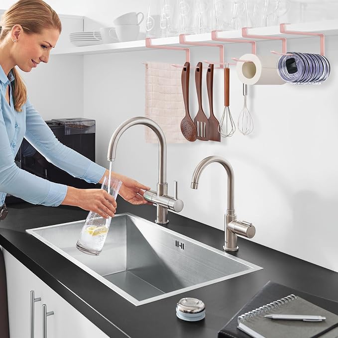 Tumbler Lid Organizer, Horizontal Tumbler Lid Storage Hook Up to 10 Lids - Image 7