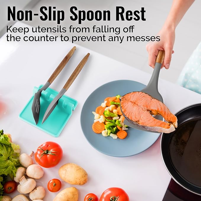 Zulay Kitchen Silicone Utensil Rest - Image 4