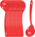 Large Plastic Serving Spoons, Disposable Heavy Duty Serving Spoons, Long Handle by OULIGET