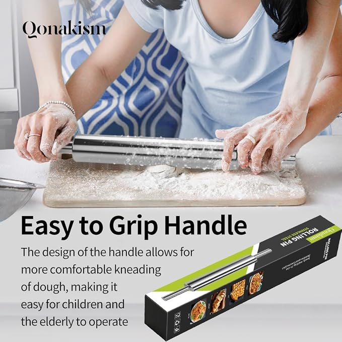 Rolling Pin –304 Stainless Steel Roll Pins - Image 2