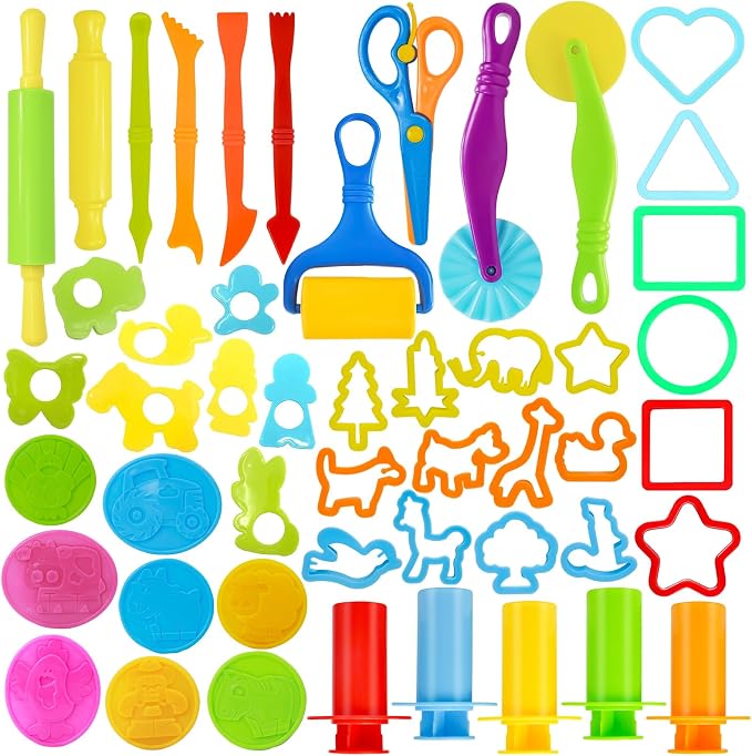 LCY WEDSHI Dough Tool Set, Dough Accessories Includes Animal Molds, Cutters by LCYWEDSHI