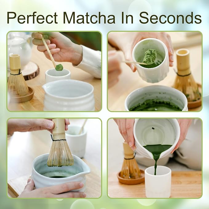 Maredash Matcha Whisk Set, Matcha Whisk, Matcha Set, Bamboo Whisk, Matcha Kit - Image 3