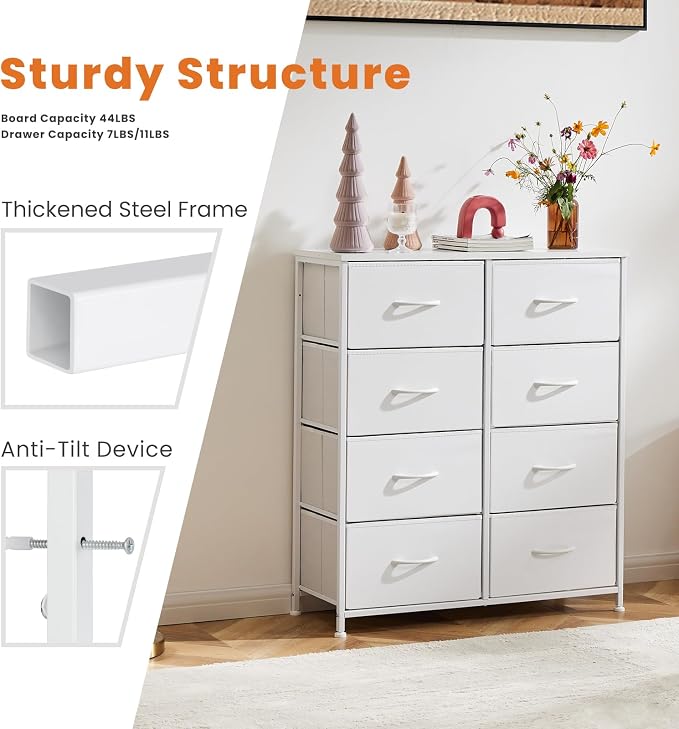 Sweetcrispy Dresser for Bedroom, Chest Organizer Unit - Image 7