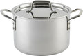 WINCO Tri-Ply Stock Pot, 6-quart-qt-6qt by Winco