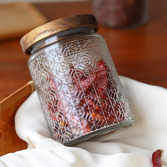 Adodeen 32oz Vintage Glass Jar - Image 4