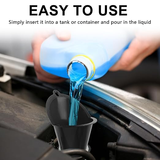 3-Pack Long-Neck Oil Funnels, Gas & Transmission Fluid - Image 6