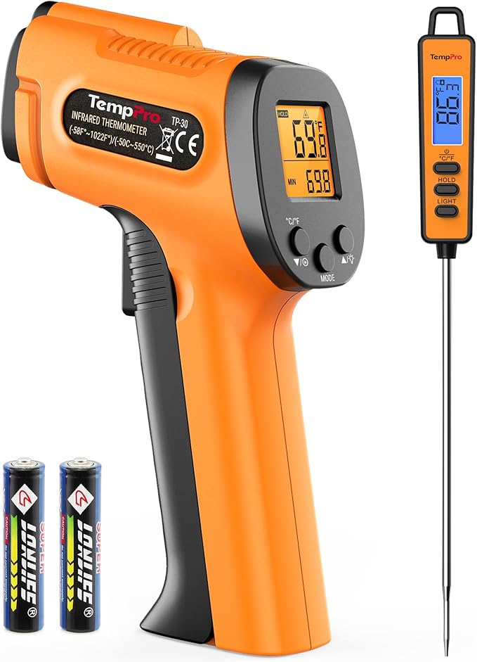 TempPro Temperature Gun, Infrared Thermometer Gun by TempPro