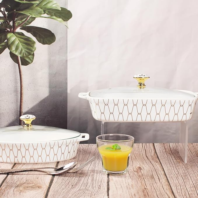 10" x 7" Ceramic Casserole Dish - Image 5