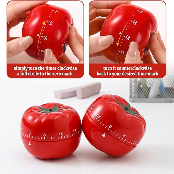Kitchen Timers for Cooking in Charming Tomato Shape - Image 5