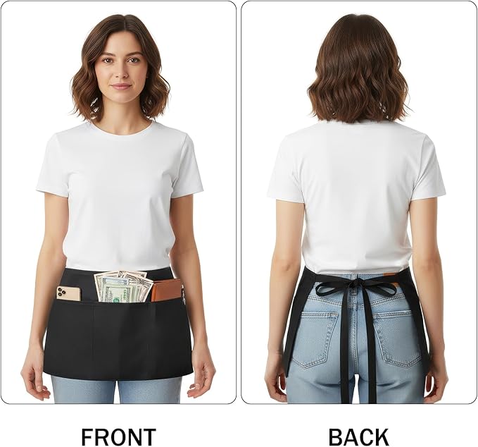 BOHARERS Server Aprons Waitress Aprons - Image 2