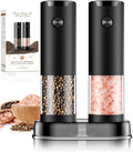 Electric Salt and Pepper Grinder Set Automatic Battery Pepper Mill Shakers by ioion