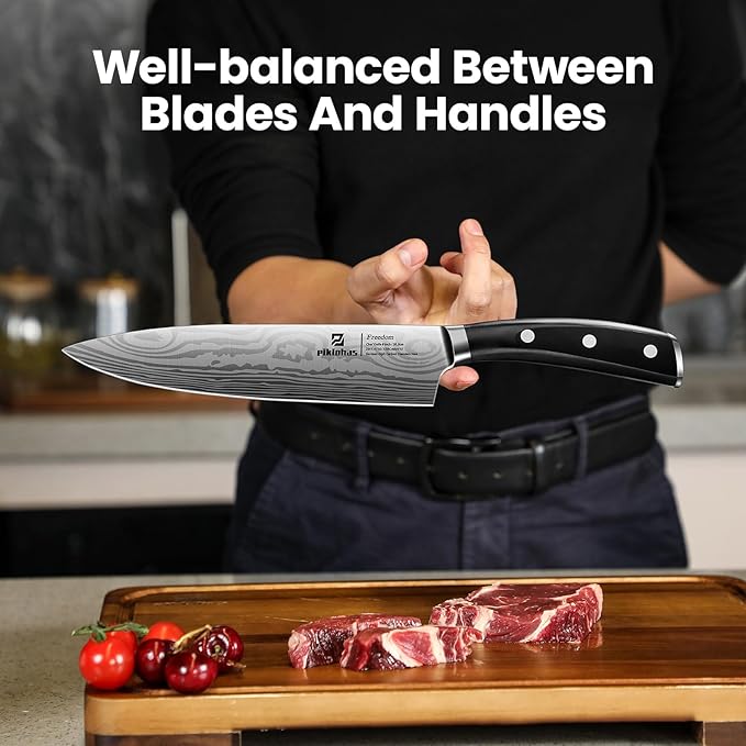 15 PC Magnetic Knife Sets for Kitchen - Image 9