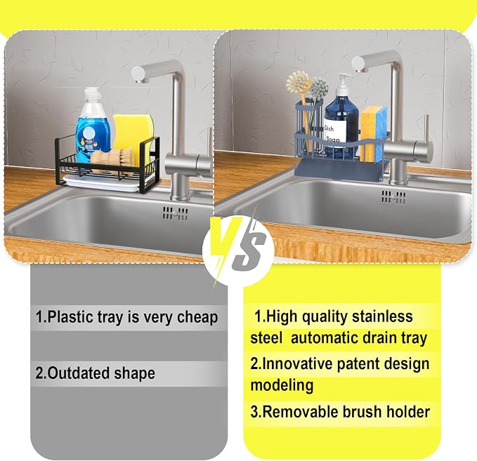Fssvcd Maifan Sink Caddy Sponge Holder - Image 4