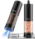 TempPro Electric Salt and Pepper Grinder Set Rechargeable, 110ml Automatic by TempPro