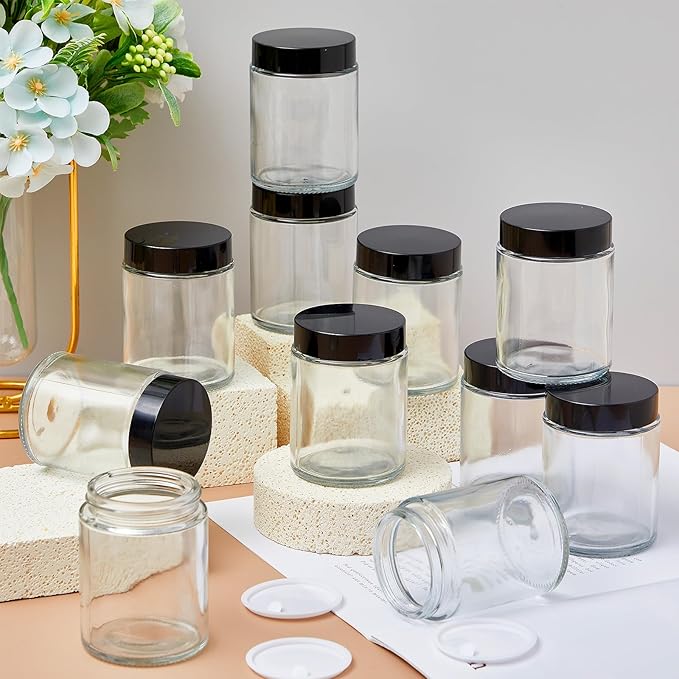 Domensi 24 Pcs Bulk 6oz Glass Jars - Image 4
