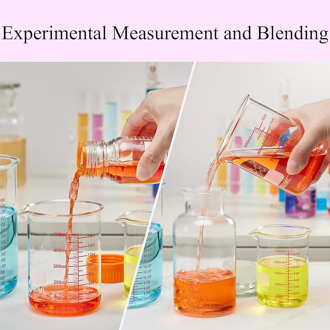 3 Piece High Borosilicate Glasss Liquid Measuring Cups, Includes 150ml - Image 5
