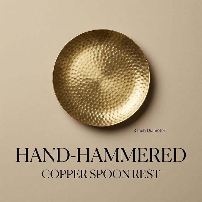 Simmer Stone Small Brass Coffee Spoon Rest - Image 9