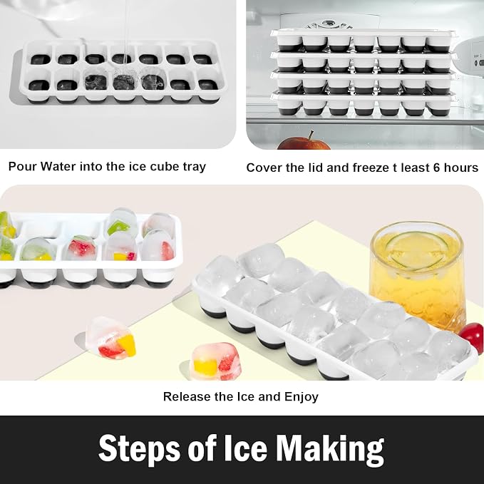 DclobTop Ice Cube Trays for Freezer - Image 4