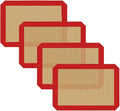 Small Silicone Baking Mats, 11-4/5x8-1/4 Inch Quarter Sheet Size, Non Stick by VCHOMY