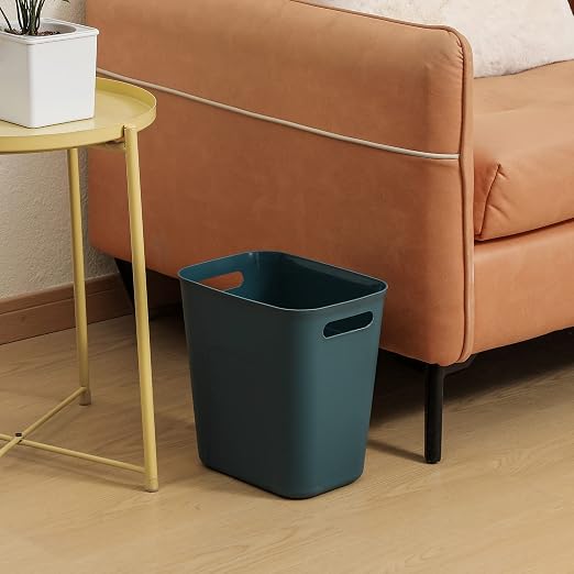 UUJOLY Plastic Small Trash Can Wastebasket, Garbage Container Basket - Image 2