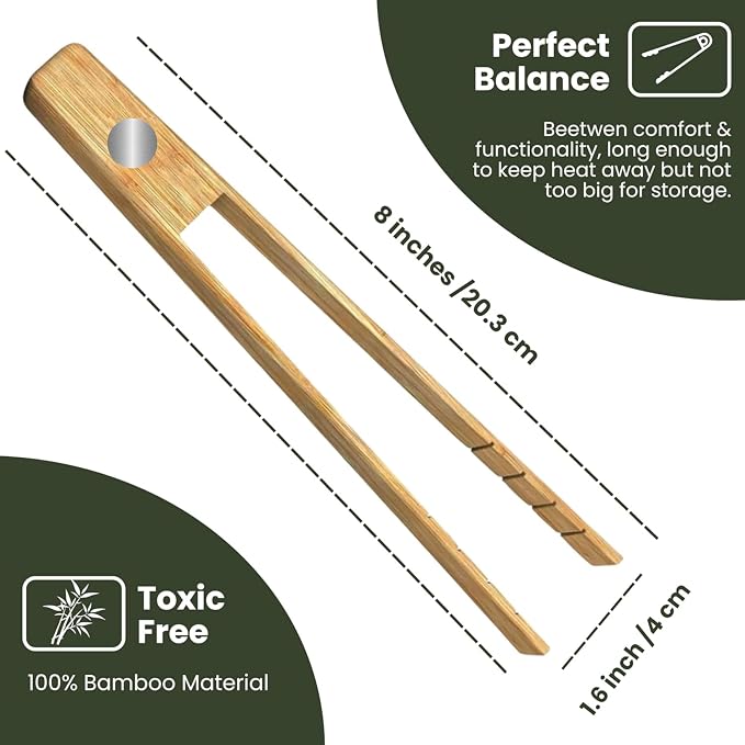Toaster Tongs With Magnet | Kitchen Utensils - Image 6