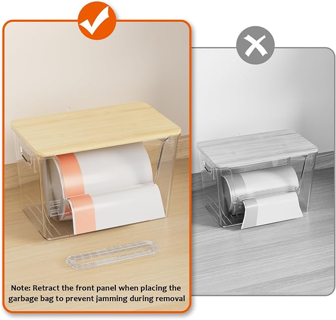 Delamu 2 Set Pantry Organizers and Storage, Trash Bag Holder Under Sink - Image 6