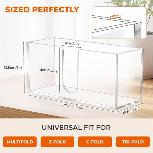 1PACK Paper Towel Holder, Countertop Paper Towel Dispenser Bathroom Paper Hand - Image 2