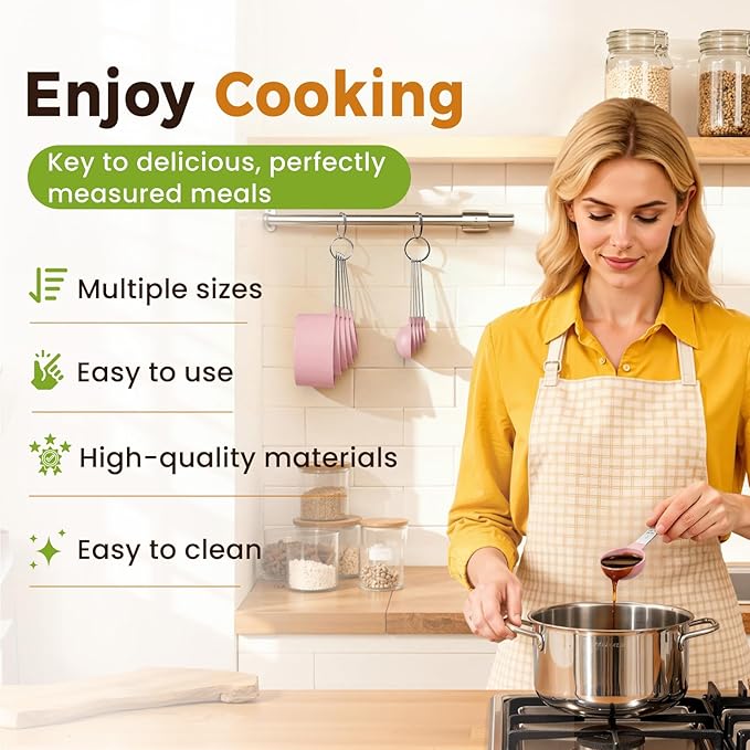 16PCS Measuring Cups and Spoons Set, Measuring Spoon Set - Image 4
