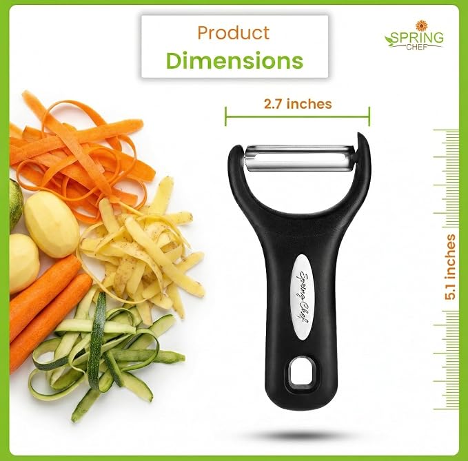Spring Chef Stainless Steel Y Shaped Vegetable Peeler - Image 8