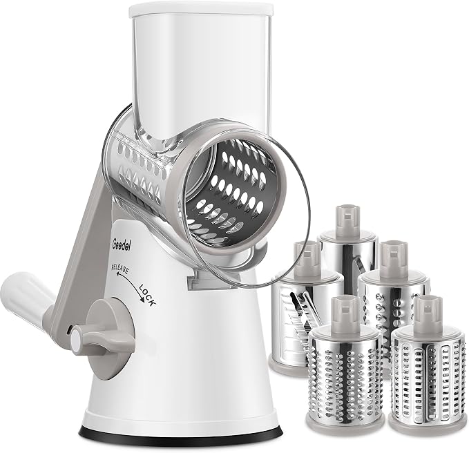 Geedel Rotary Cheese Grater Cheese Shredder by Geedel