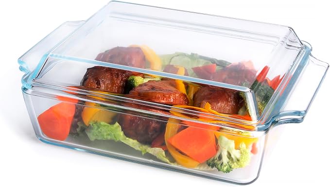 Rectangular Tempered Glass Casserole Dish, Tempered Glass Baking Dish - Image 3