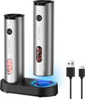 FORLIM Electric Salt and Pepper Grinder Set Rechargeable, Auto Salt and Pepper by FORLIM