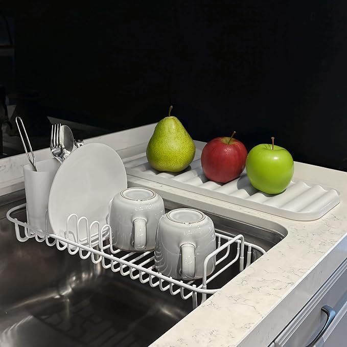 SunnyPoint 304 Stainless Steel NeverRust Compact Dish Drying Rack - Image 3