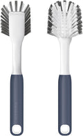 ROSEOK Dish Brush with Built-in Scraper, Kitchen Scrub Brush by ROSEOK
