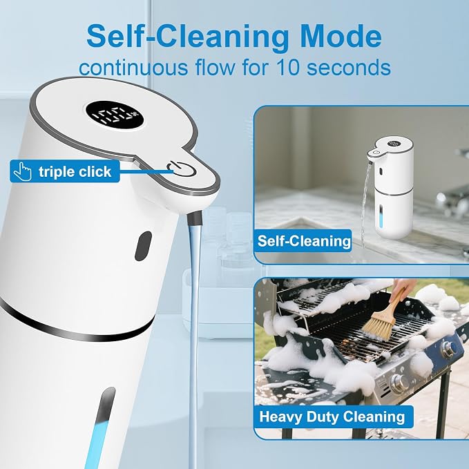 OHIFAST Automatic Liquid Soap Dispenser Touchless, USB Rechargeable Smart Hand - Image 5