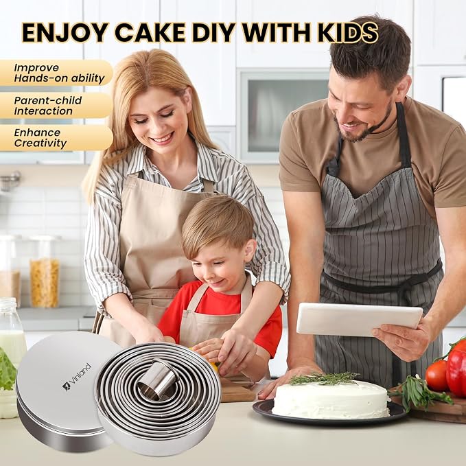12 Pcs 304 Stainless Steel Biscuit Cutter Set - Image 6