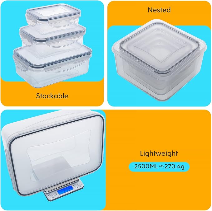 34 PCS Food Storage Containers - Image 5