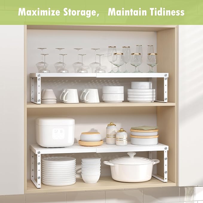 RUILALIFE Expandable Cabinet Organizer Shelf - Image 3