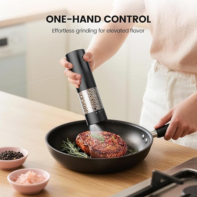 Electric Salt and Pepper Grinder Set - Image 6