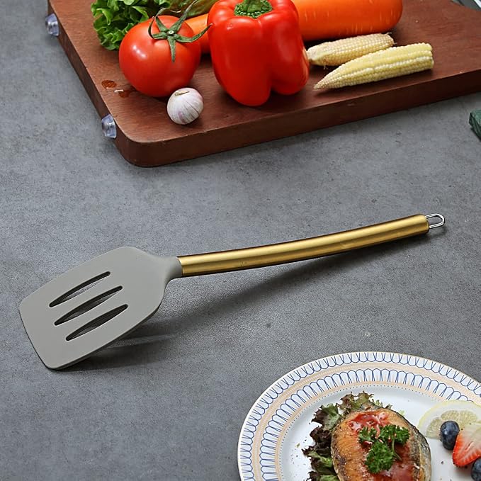 Berglander Non-stick Silicone Slotted Turner - Image 4