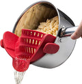Kitchen Gizmo Snap N Strain Silicone Pot Strainer by KitchenGizmo