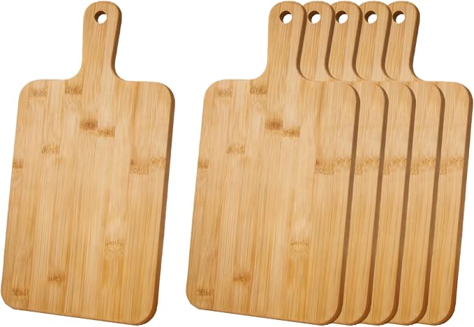 ZeQi 6PCS Bamboo Cutting Board by ZeQi