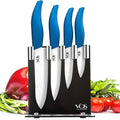 Vos Ceramic Knife Set with Block, Ceramic Knives Set by Vos
