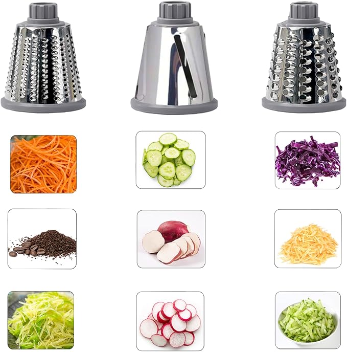 Dachenus Cheese Grater Rotary Cheese Grater, Versatile Cheese Shredder - Image 6