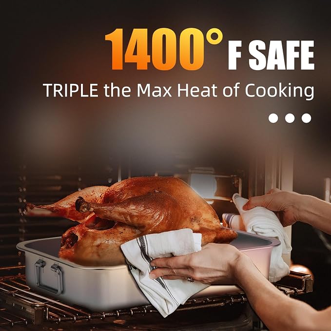 Stainless Steel Turkey Roasting Pan - Image 4