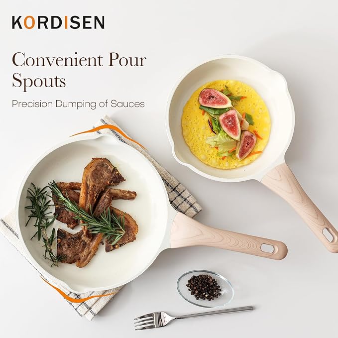 Kordisen Nonstick Ceramic Frying Pan, 11 Inch Ceramic Skillet, Healthy Non - Image 9