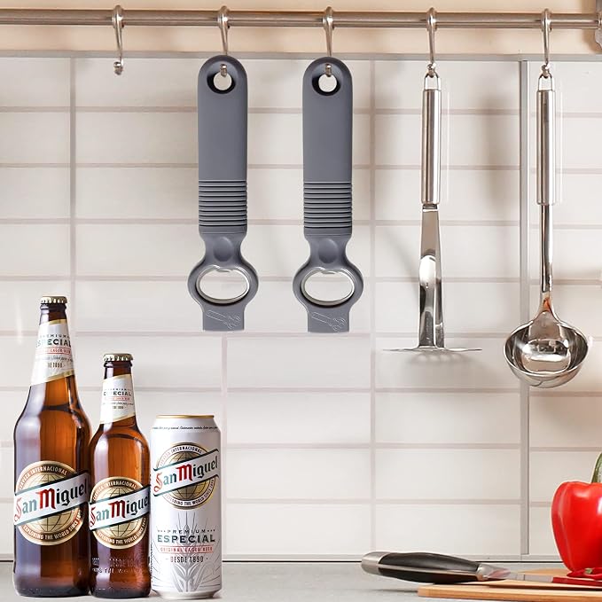 2-Pack Soda Can Opener and Beer Bottle Opener Bartender - Image 4