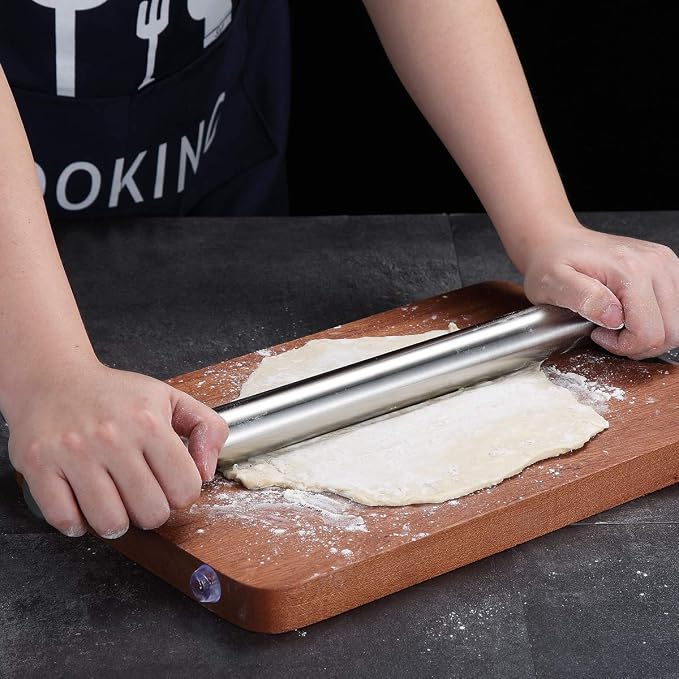 Stainless Steel Rolling Pin, Matte Finish 16.7 Inches, Berglander Rolling Pin - Image 8
