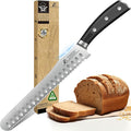 CoquusAid Bread Knife for Homemade Bread, 9 Inch Multifunction Serrated Knife by CoquusAid