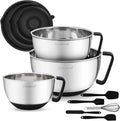 Rorence Stainless Steel Mixing Bowls: Metal Mixing Bowl Set by Rorence